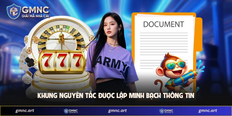 Khung nguyên tắc được lập minh bạch thông tin