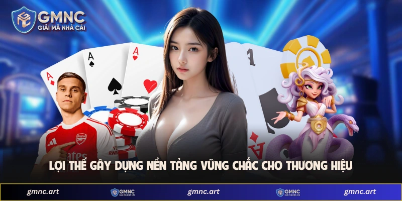 Lợi thế gây dựng nền tảng vững chắc cho thương hiệu 