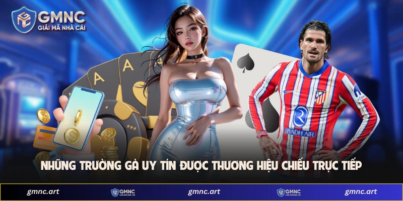 Những trường gà uy tín được thương hiệu chiếu trực tiếp 