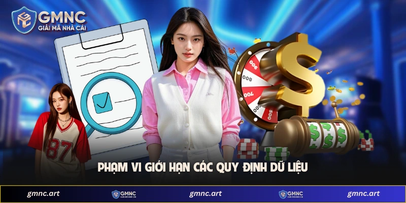 Phạm vi giới hạn các quy định dữ liệu 