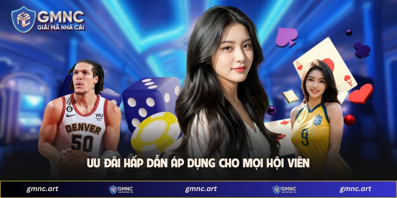 Ưu đãi hấp dẫn áp dụng cho mọi hội viên